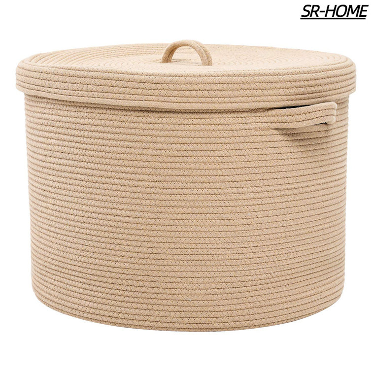 Extra large storage basket for online blankets